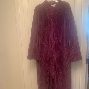 Purple Plush Robe